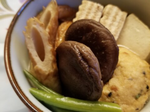 作り置きに。焼き豆腐の煮物。